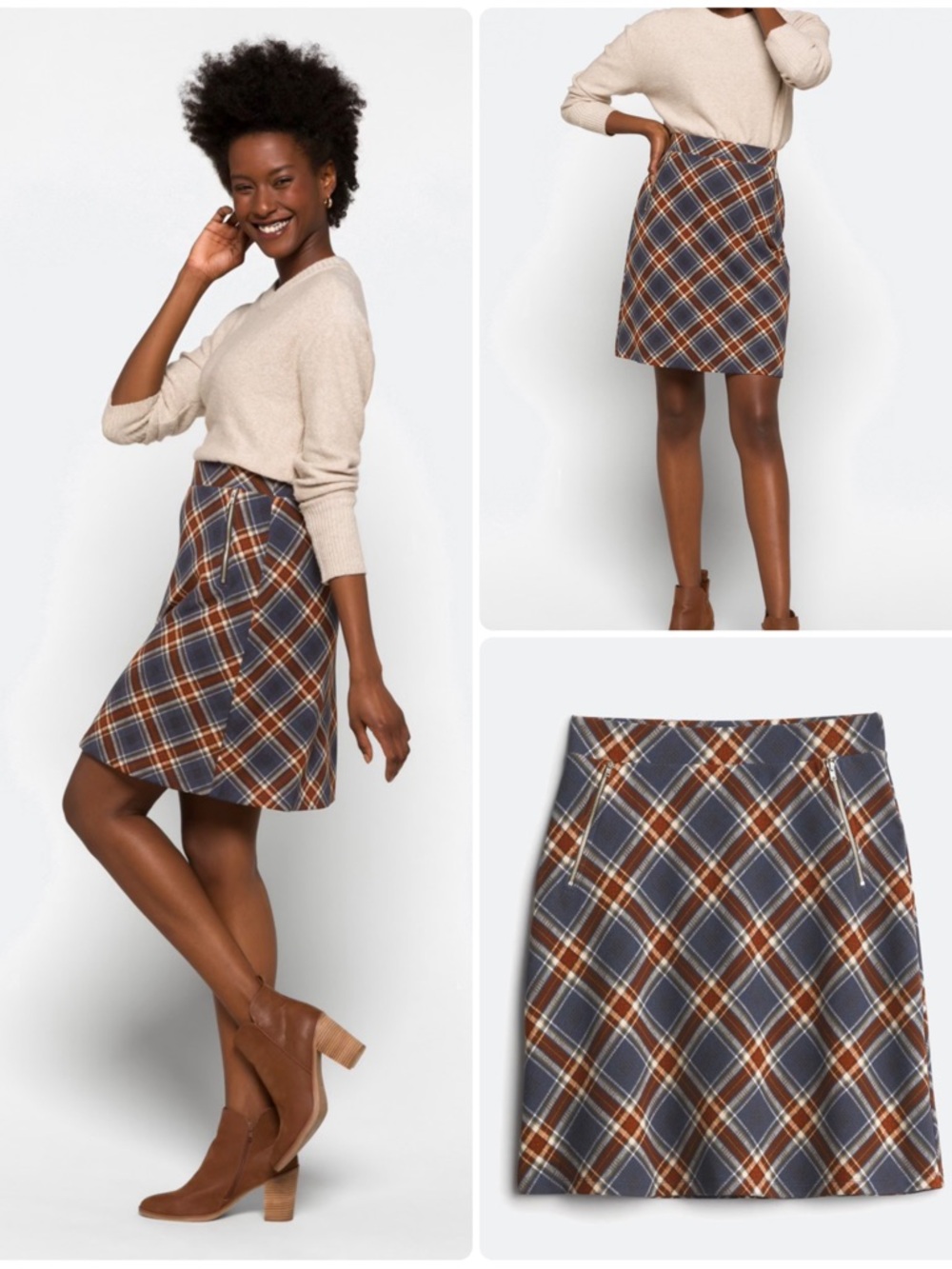 Le Lis Maura Zip Pocket Detail Skirt